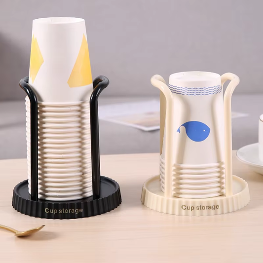 Simple Paper Cup Holder, Disposable Cup Storage Rack, Multifunctional Coffee and Milk Tea Cup Storage Rack, Cup Extractor